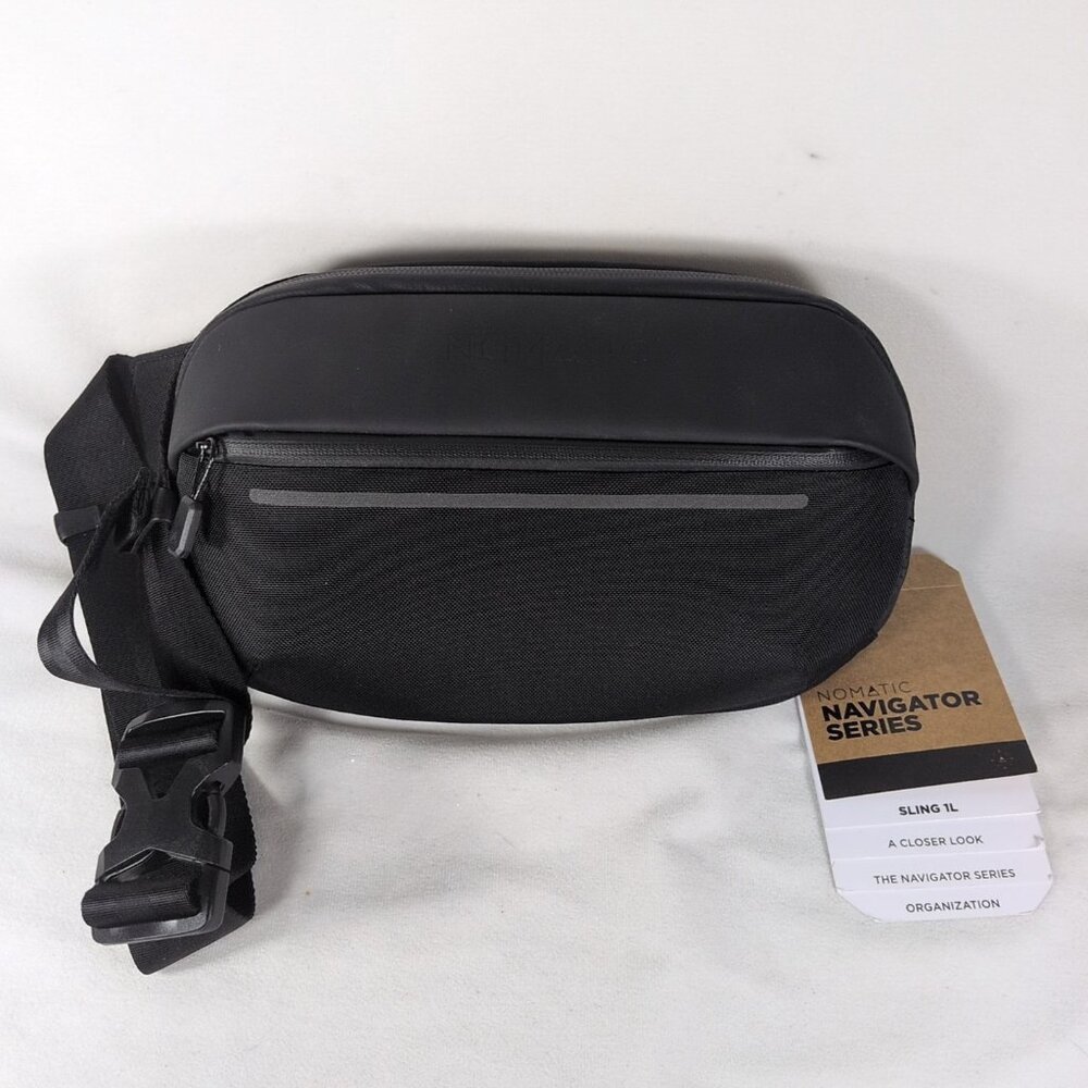 Nomatic Navigator Sling 1L NEW NWT Black NVSL01-BLK-01 Crossbody Bag Fanny Belt
